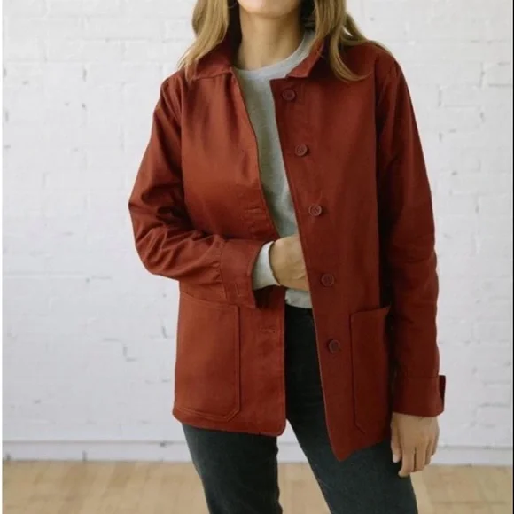 Tradlands The Beverly Chore Coat in Sepia - Picture 3 of 14